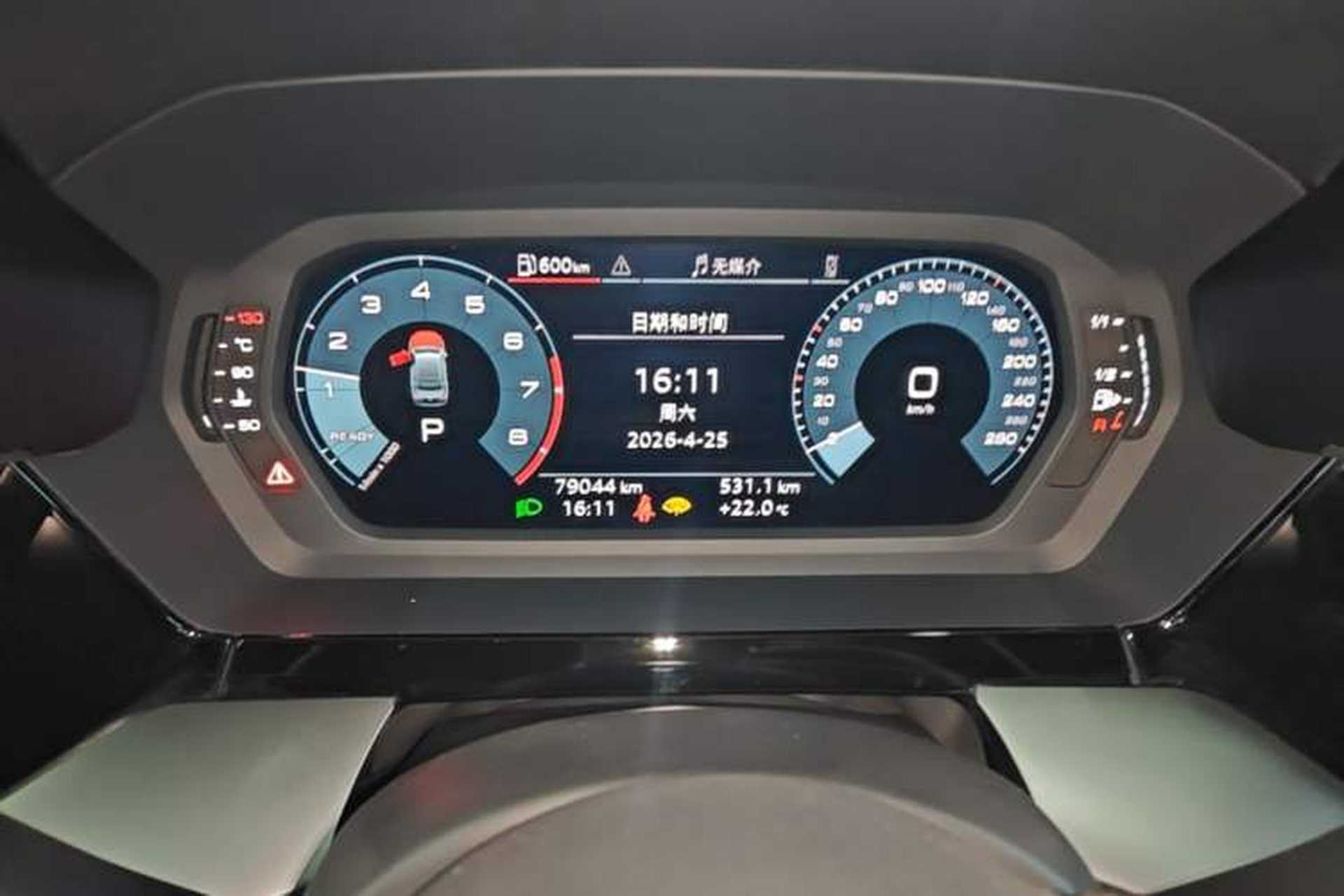 Used Audi A3 2024 A3L Limousine 35 TFSI Fashion Sport Model Instrument Cluster