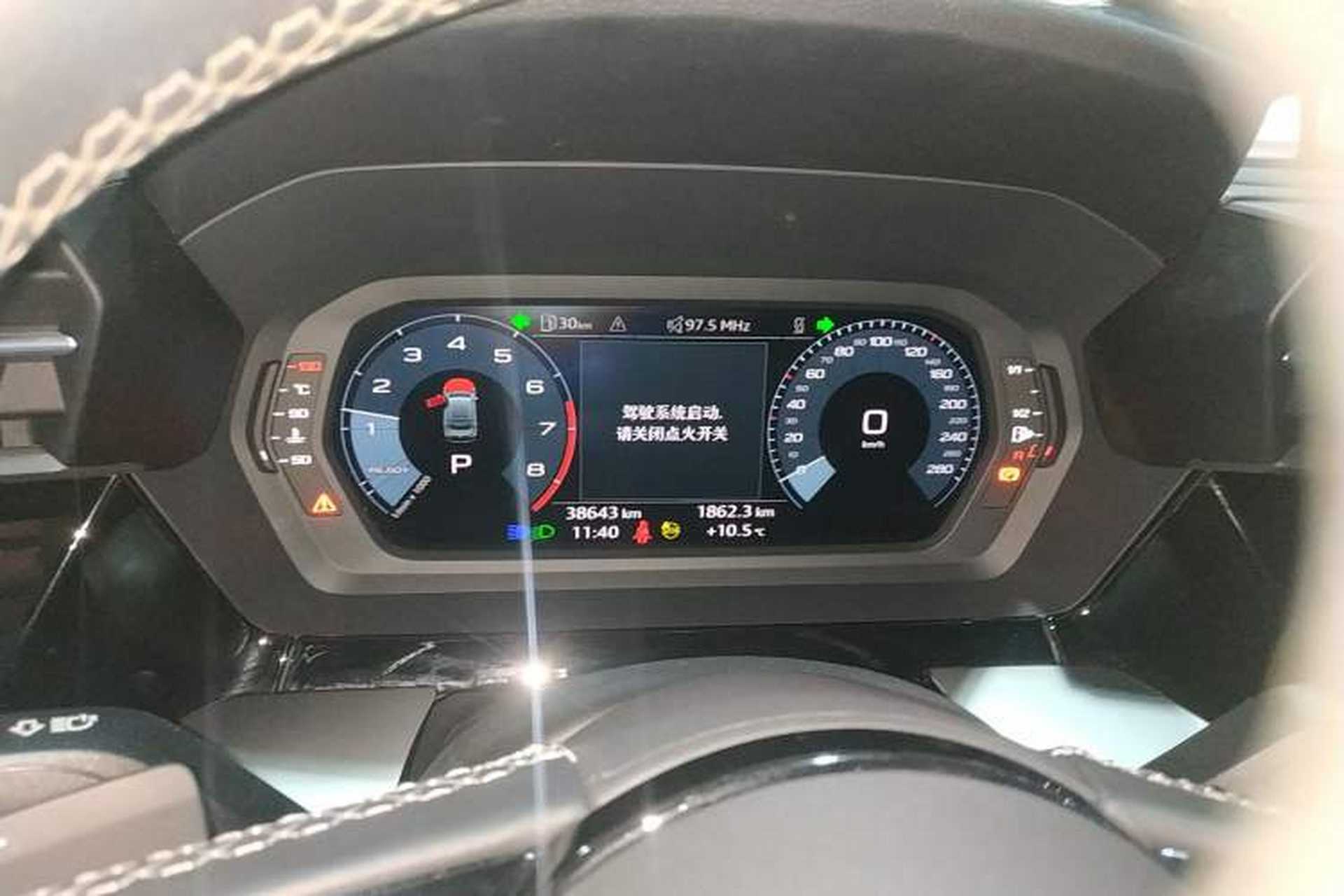 Used Audi A3 2024 A3L Limousine 35 TFSI Fashion Sport Model Instrument Cluster