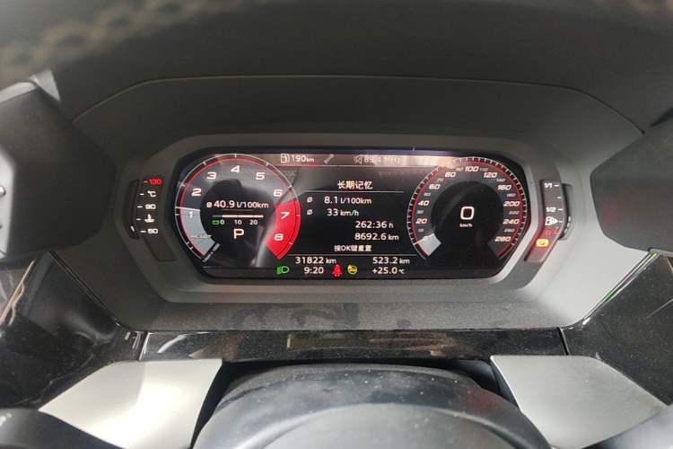 Used Audi A3 2024 Sportback 35 TFSI Fashionable Sports Model Instrument Cluster