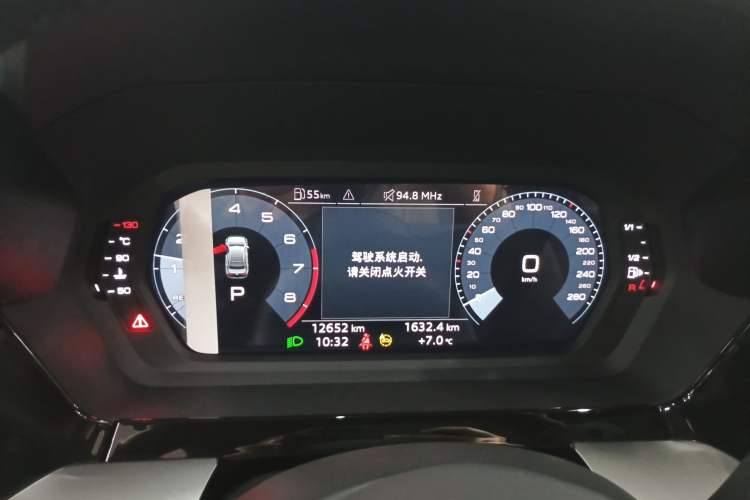 Used Audi A3 2024 A3L Limousine 35 TFSI Fashion Sport Model Instrument Cluster
