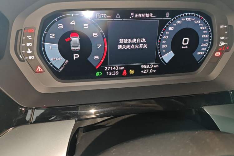 Used Audi A3 2024 A3L Limousine 35 TFSI Fashion Sport Model Odometer Close Up