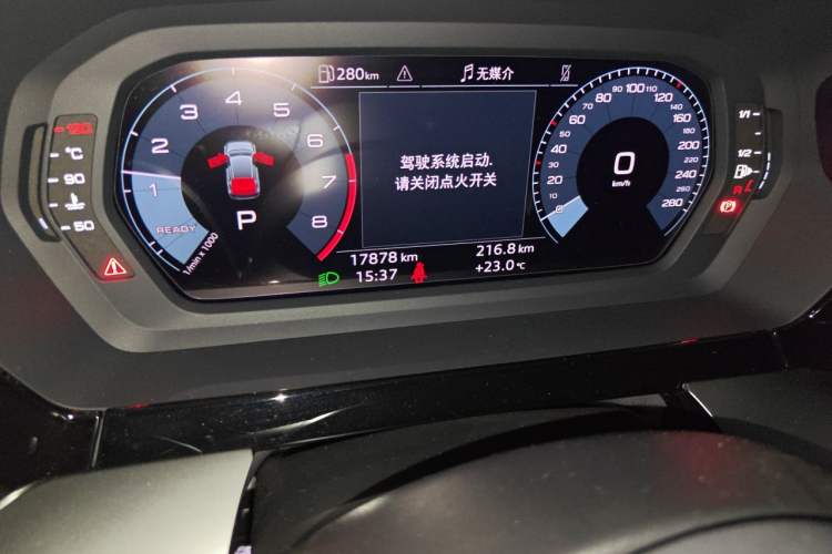Used Audi A3 2024 Sportback 35 TFSI Fashionable Sports Model Odometer Close Up