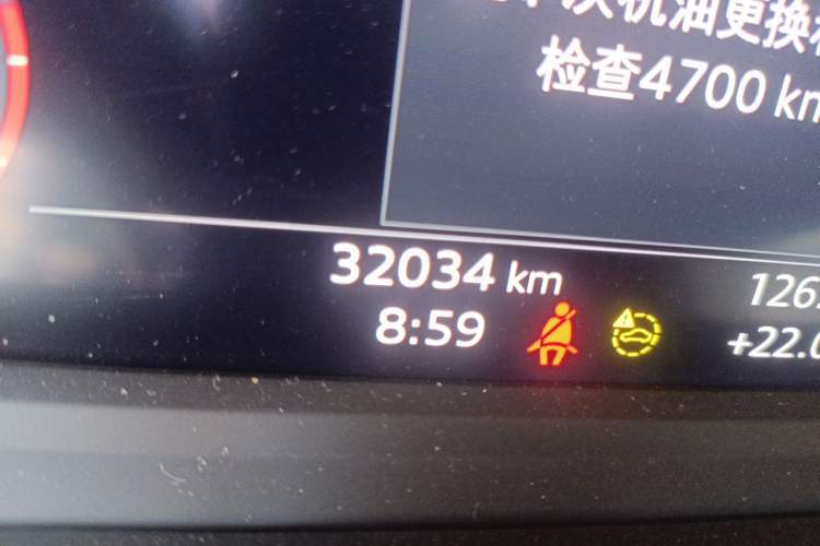 Used Audi A3 2024 Sportback 35 TFSI Fashionable Sports Model Odometer Close Up