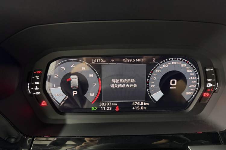 Used Audi A3 2024 Sportback 35 TFSI Fashionable Sports Model Odometer Close Up