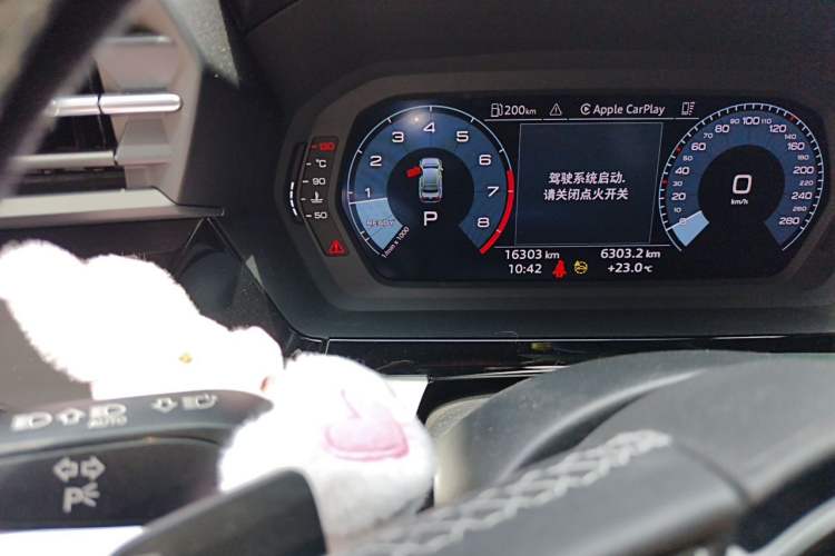 Used Audi A3 2024 A3L Limousine 35 TFSI Fashion Sport Model Odometer Close Up