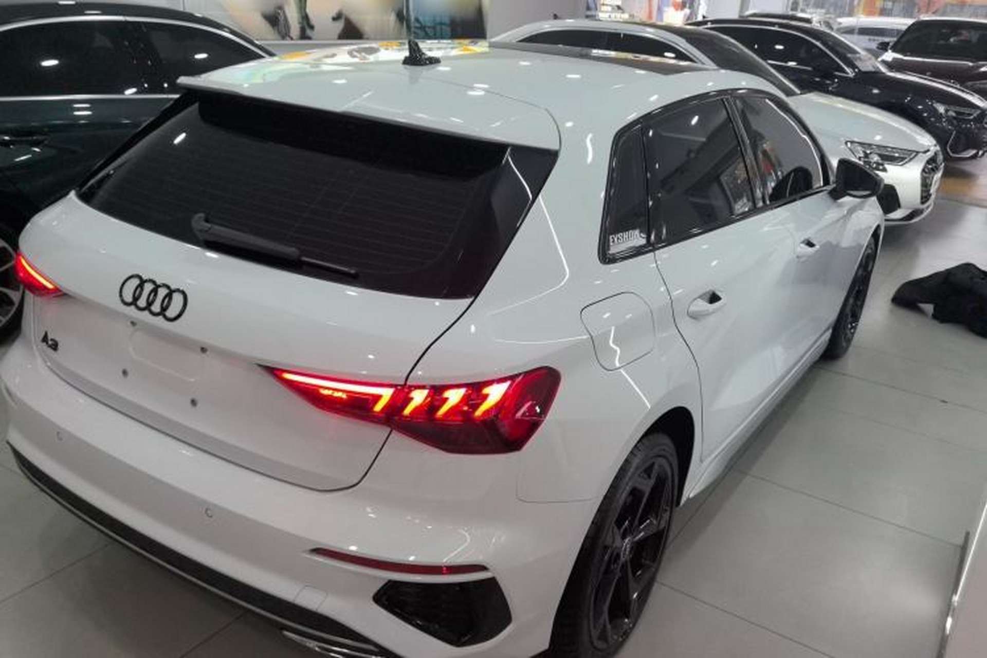 Used Audi A3 2024 Sportback 35 TFSI Luxury Sports Model Rear Right 45 Deg