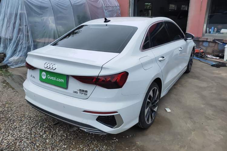 Used Audi A3 2024 A3L Limousine 35 TFSI Fashion Sport Model Rear Right 45 Deg