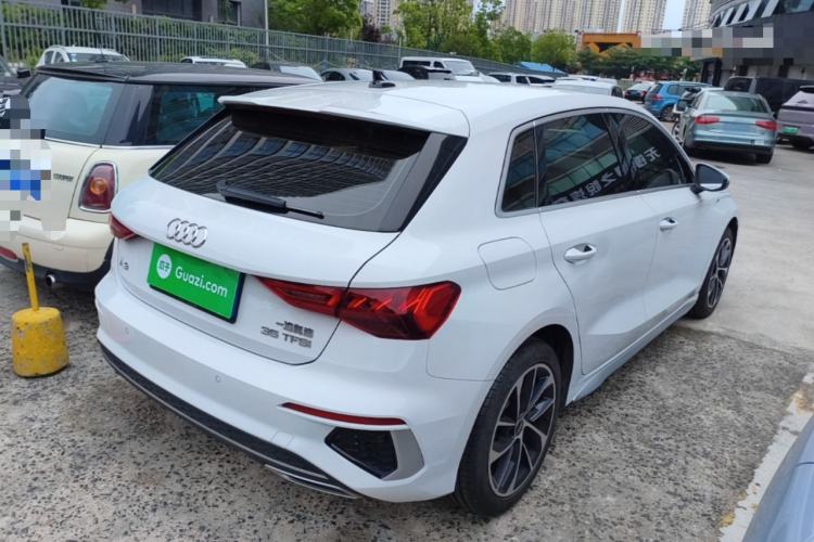 Used Audi A3 2024 Sportback 35 TFSI Advanced Sport Edition Rear Right 45 Deg