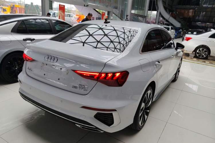 Used Audi A3 2024 A3L Limousine 35 TFSI Fashion Sport Model Rear Right 45 Deg