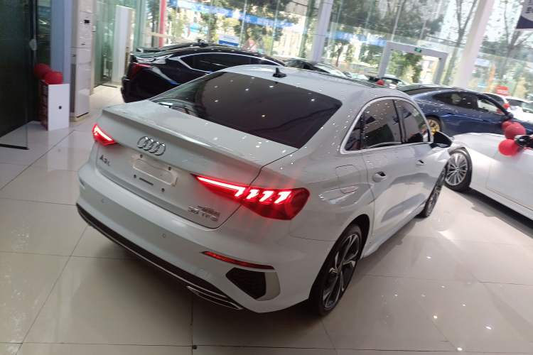 Used Audi A3 2024 A3L Limousine 35 TFSI Luxury Sport Edition Rear Right 45 Deg