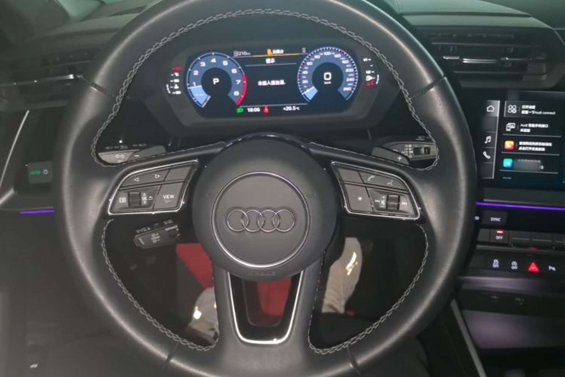 Used Audi A3 2024 A3L Limousine 35 TFSI Fashion Sport Model Steering Wheel