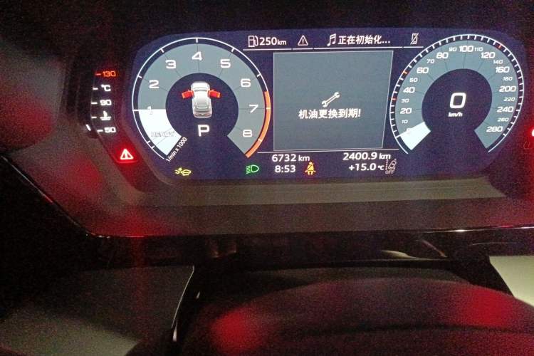 Used Audi A3 2025 Sportback 35TFSI Prestige Edition Odometer Close Up