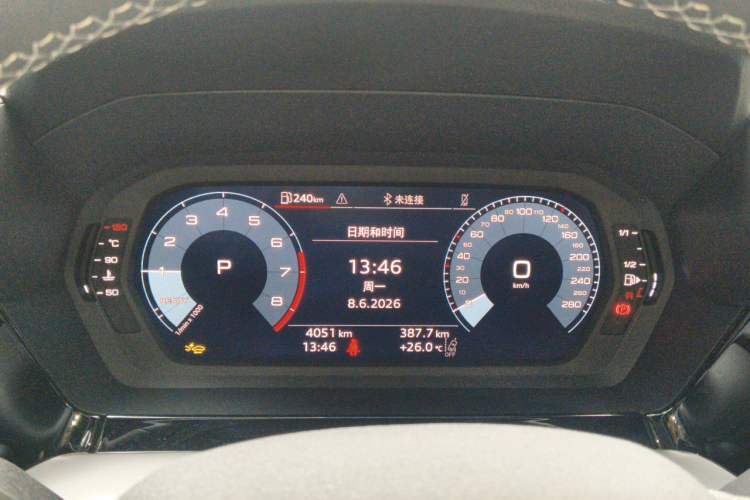 Used Audi A3 2025 A3L Limousine 35TFSI Prestige Edition Instrument Cluster