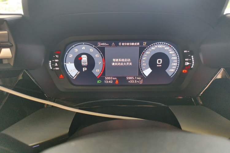 Used Audi A3 2025 A3L Limousine 35TFSI Prestige Edition Odometer Close Up