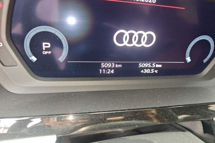 Used Audi A3 2025 Sportback 35TFSI Prestige Edition Odometer Close Up