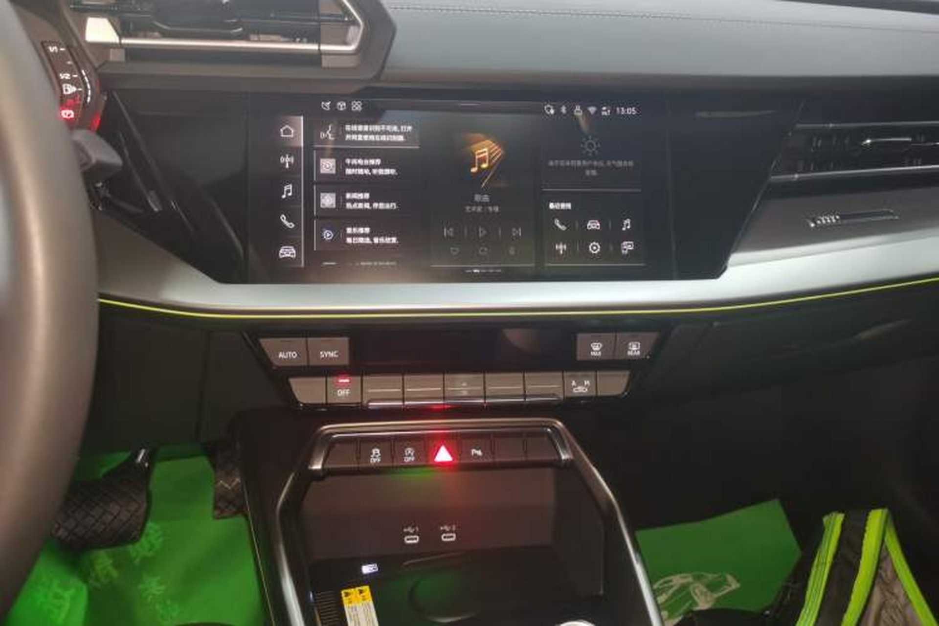 Used Audi A3 2025 A3L Limousine 35TFSI Prestige Edition Audio And AC Panel