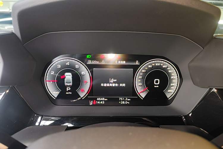 Used Audi A3 2025 A3L Limousine 35TFSI Prestige Edition + Luxury Selection Package Instrument Cluster