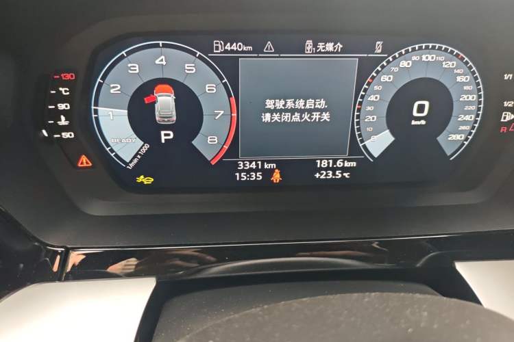 Used Audi A3 2025 Sportback 35TFSI Prestige Edition Odometer Close Up