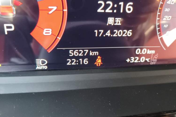 Used Audi A3 2025 Sportback 35TFSI Prestige Edition Odometer Close Up