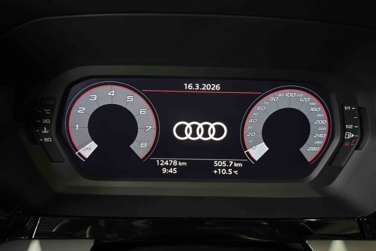 Used Audi A3 2025 A3L Limousine 35TFSI Prestige Edition Odometer Close Up