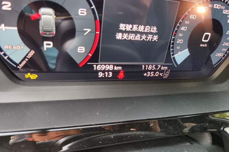 Used Audi A3 2025 Sportback 35TFSI Prestige Edition Odometer Close Up