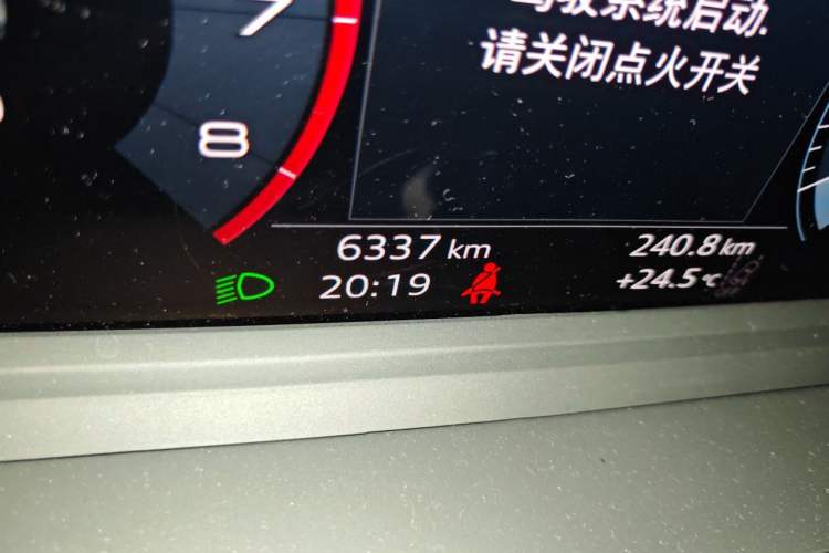 Used Audi A3 2025 Sportback 35TFSI Prestige Edition Odometer Close Up