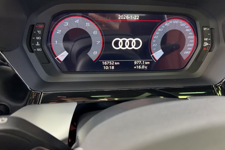 Used Audi A3 2025 Sportback 35TFSI Prestige Edition Odometer Close Up