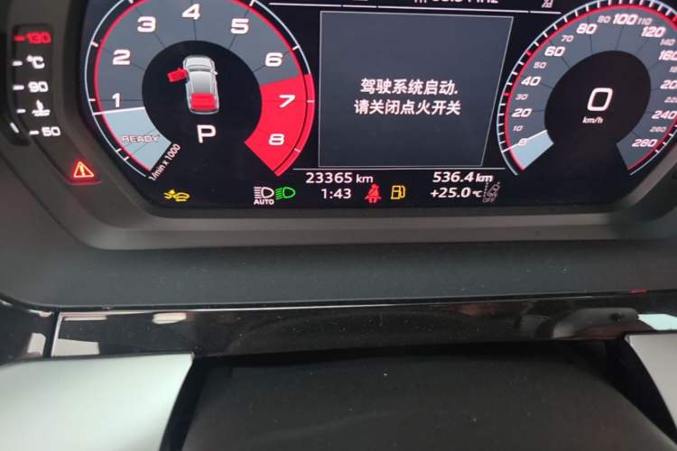 Used Audi A3 2025 Sportback 35TFSI Prestige Edition Odometer Close Up