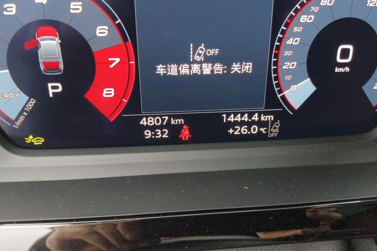 Used Audi A3 2026 A3L Limousine 35 TFSI Prestige Edition Odometer Close Up