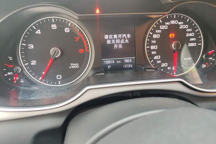 Used Audi A4 2014 40 TFSI allroad quattro plus version Odometer Close Up