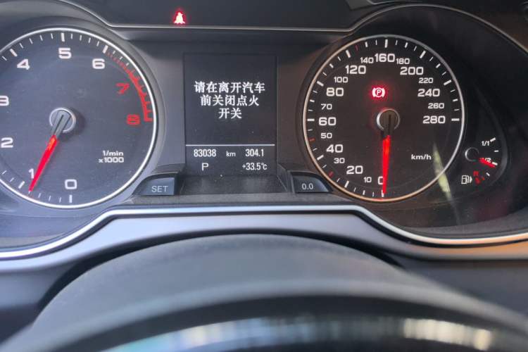 Used Audi A4 2014 40 TFSI allroad quattro plus version Odometer Close Up