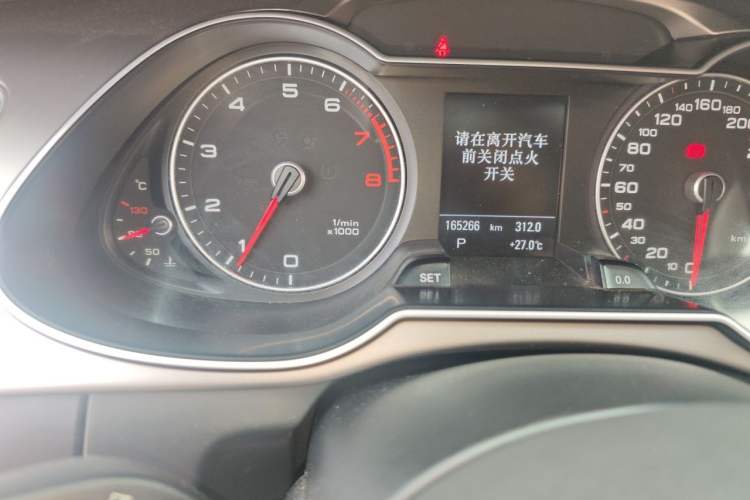 Used Audi A4 2014 40 TFSI allroad quattro plus version Odometer Close Up