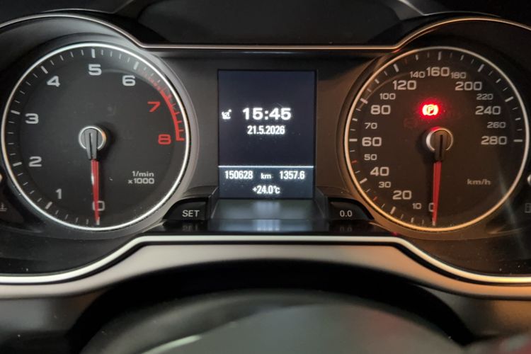 Used Audi A4 2014 40 TFSI allroad quattro plus version Odometer Close Up