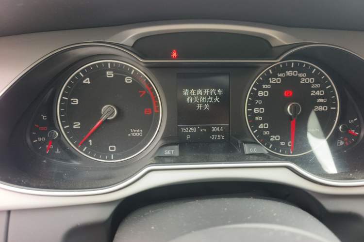 Used Audi A4 2014 40 TFSI allroad quattro plus version Odometer Close Up