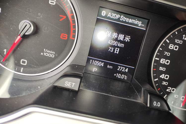 Used Audi A4 2014 40 TFSI allroad quattro plus version Odometer Close Up