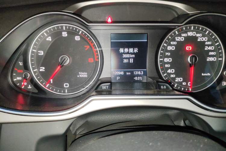 Used Audi A4 2014 40 TFSI allroad quattro plus version Odometer Close Up