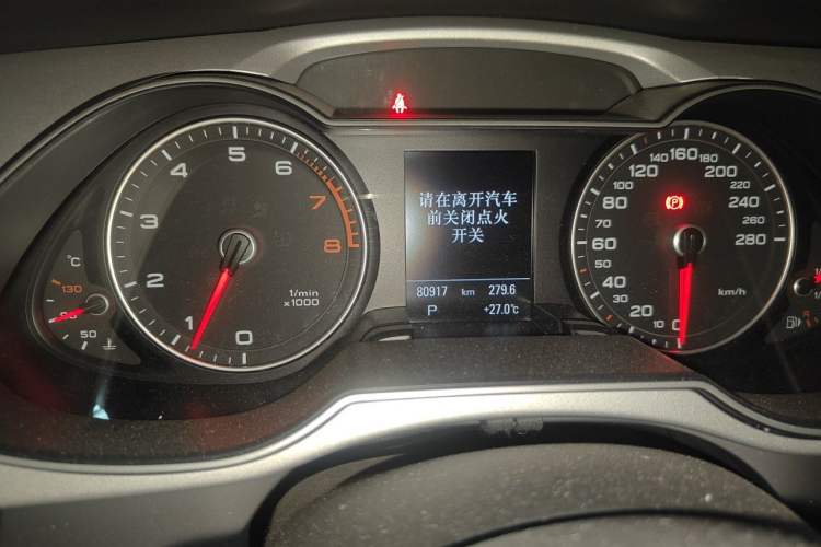 Used Audi A4 2014 40 TFSI allroad quattro plus version Odometer Close Up