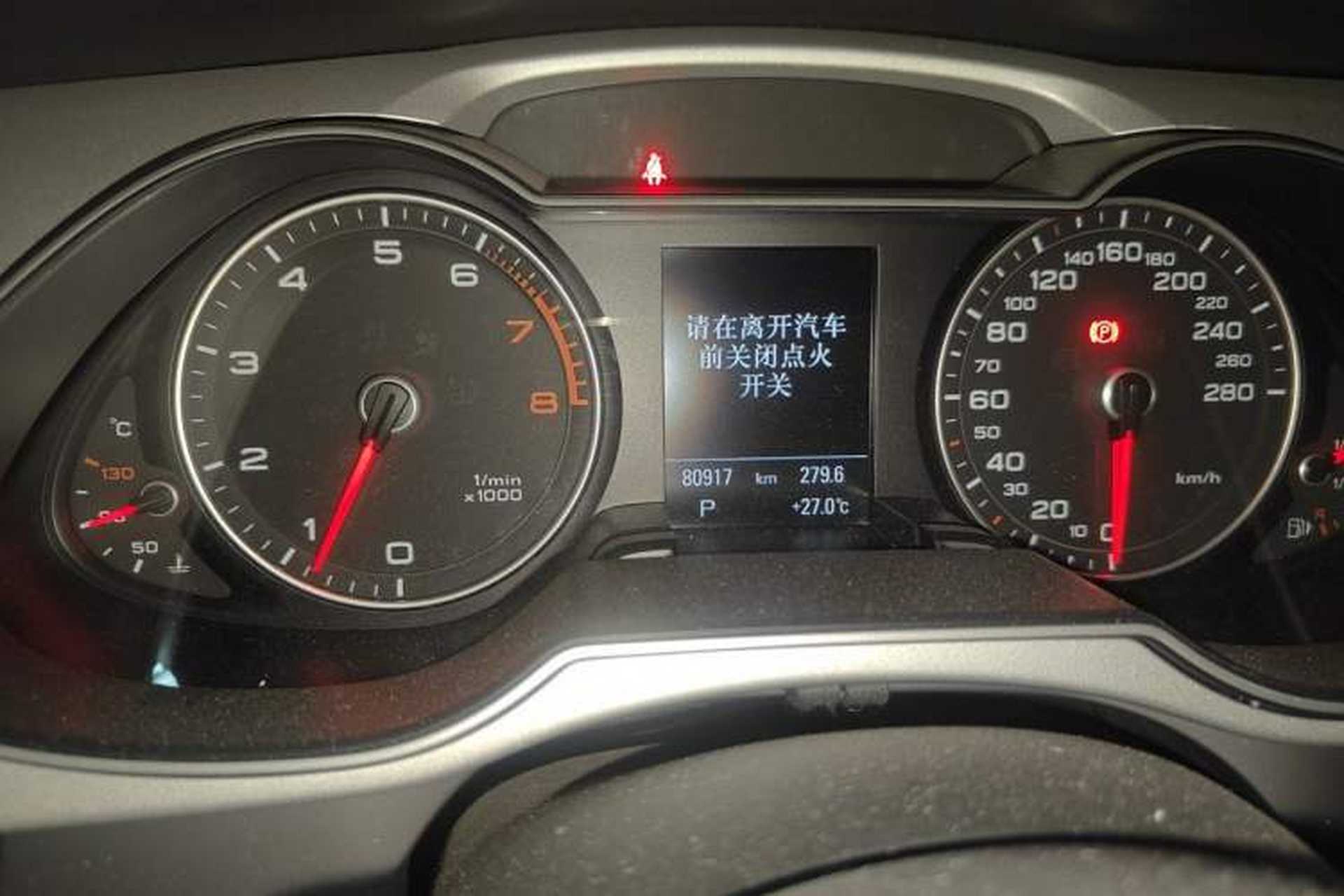 Used Audi A4 2014 40 TFSI allroad quattro plus version Odometer Close Up