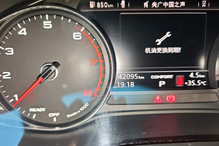 Used Audi A4 2017 45 TFSI allroad quattro Fashion Edition Odometer Close Up