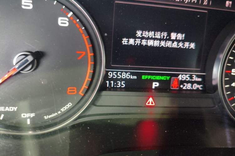 Used Audi A4 2017 45 TFSI allroad quattro Fashion Edition Odometer Close Up