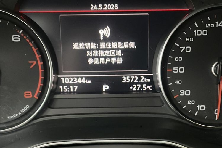 Used Audi A4 2017 45 TFSI allroad quattro Fashion Edition Odometer Close Up