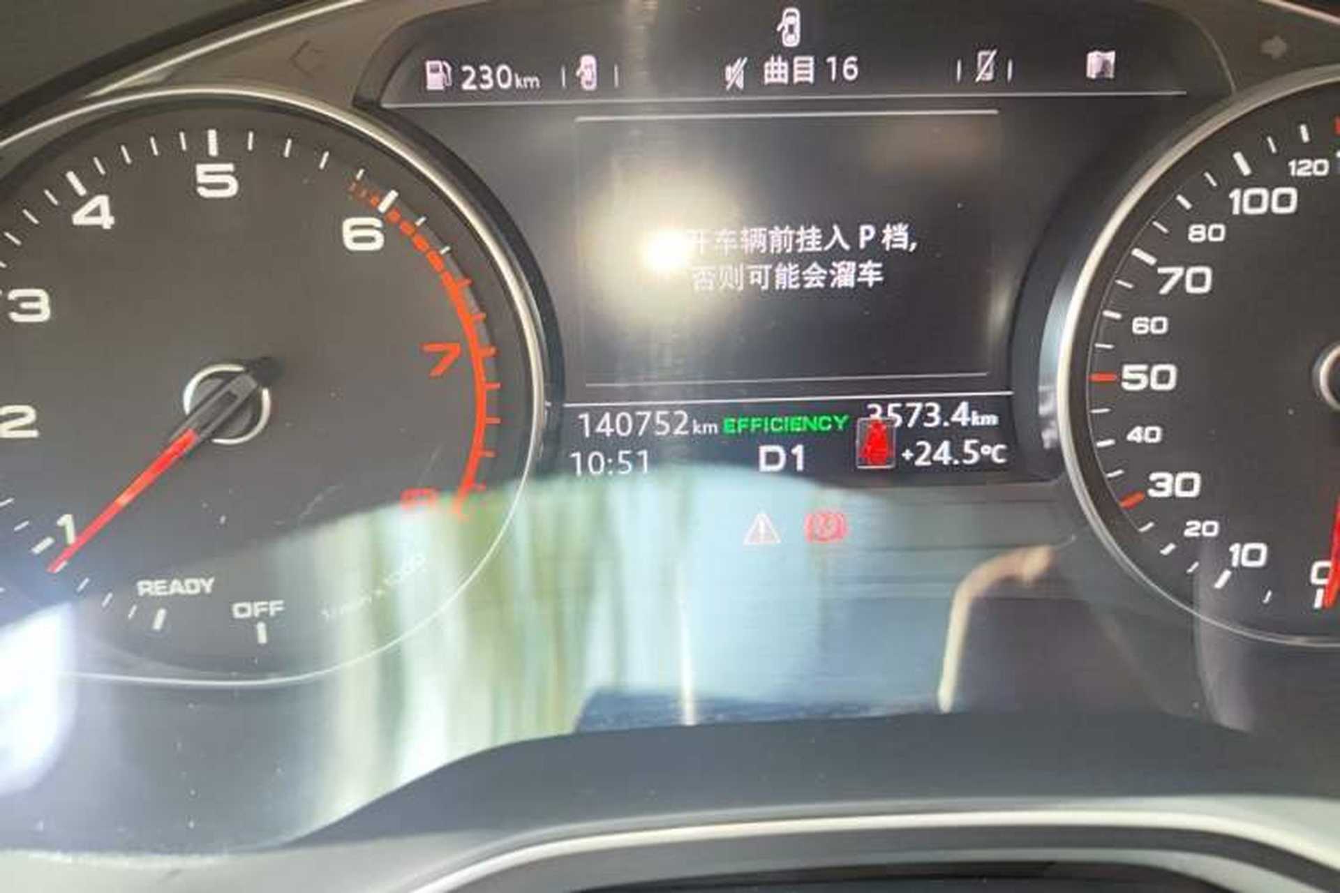 Used Audi A4 2017 45 TFSI allroad quattro Fashion Edition Odometer Close Up