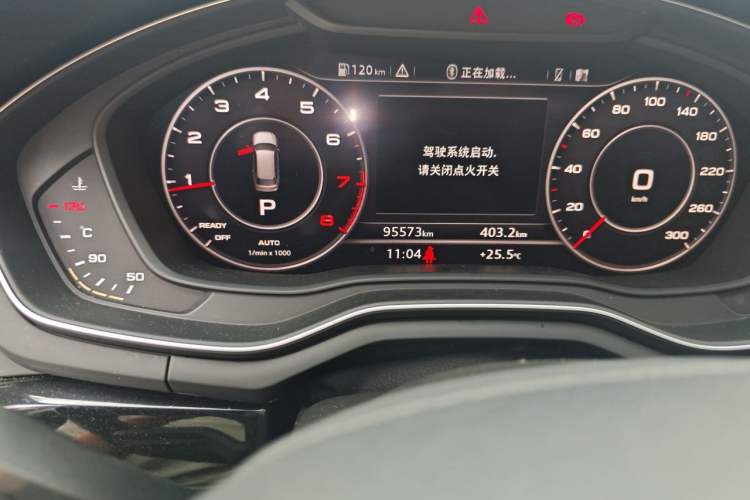 Used Audi A4 2017 45 TFSI allroad quattro Sport model Odometer Close Up