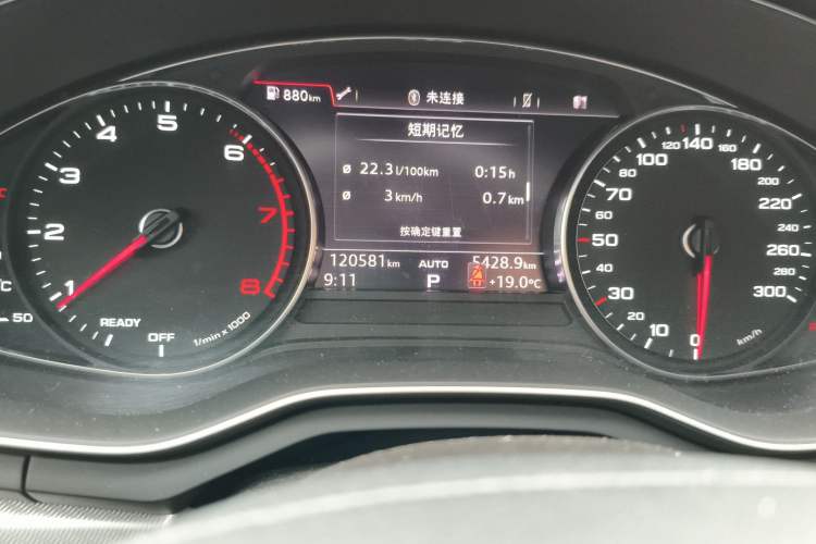Used Audi A4 2017 45 TFSI allroad quattro Fashion Edition Odometer Close Up