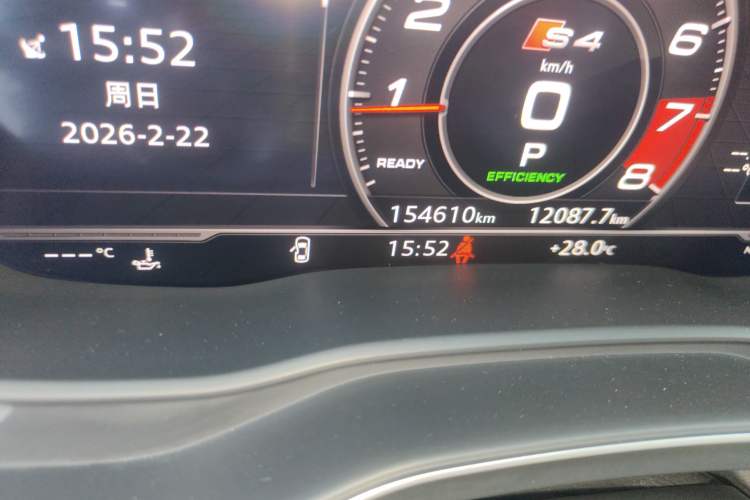 Used Audi A4 2017 45 TFSI allroad quattro Sport model Odometer Close Up