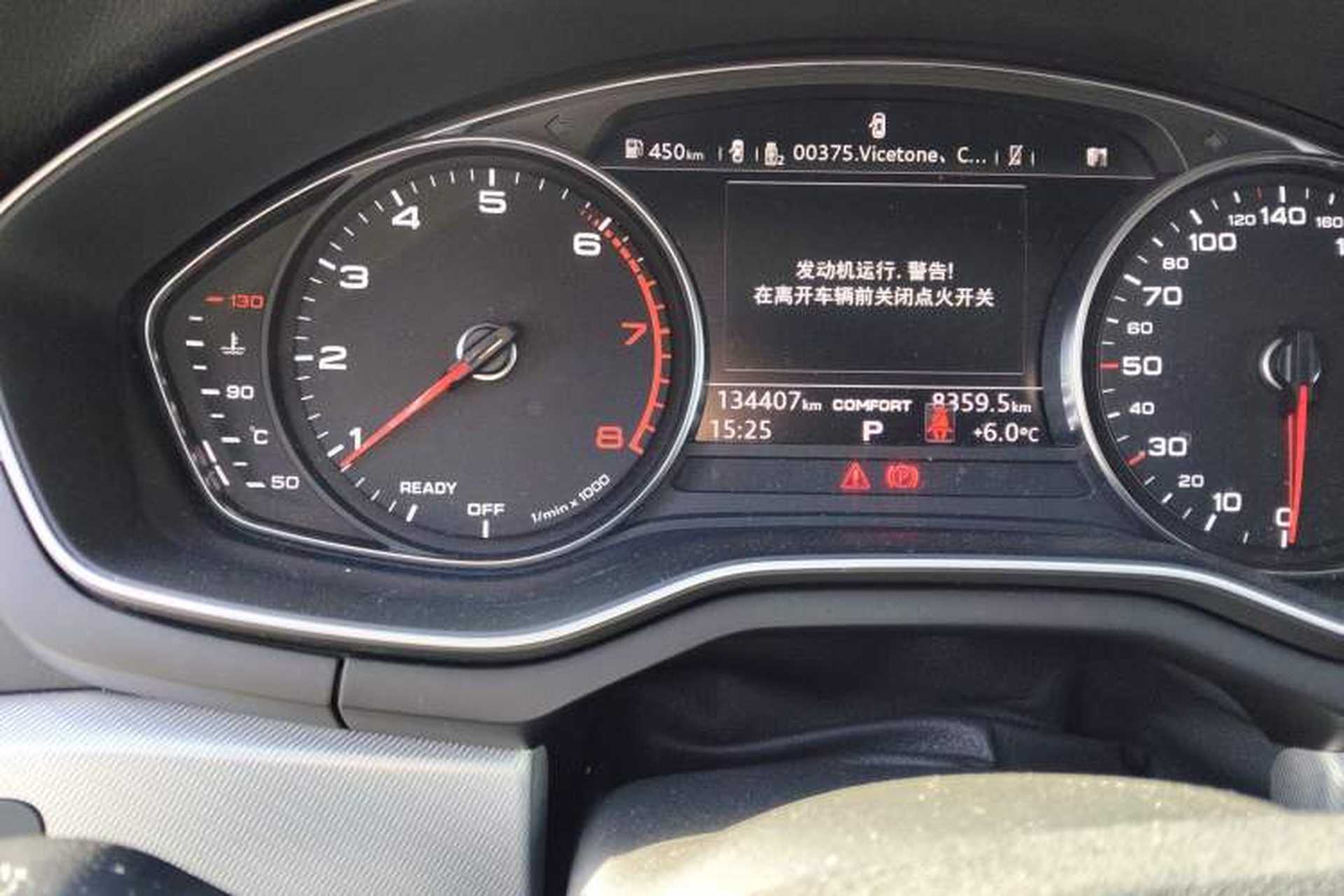 Used Audi A4 2017 45 TFSI allroad quattro Fashion Edition Odometer Close Up