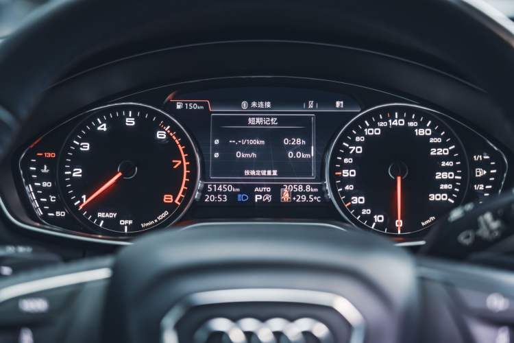 Used Audi A4 2017 45 TFSI allroad quattro Fashion Edition Odometer Close Up