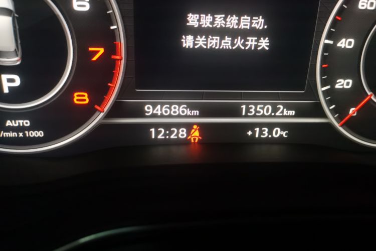 Used Audi A4 2017 45 TFSI allroad quattro Sport model Odometer Close Up