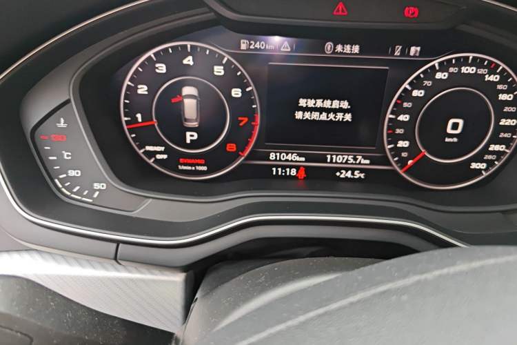 Used Audi A4 2019 45 TFSI allroad quattro Sport model Odometer Close Up