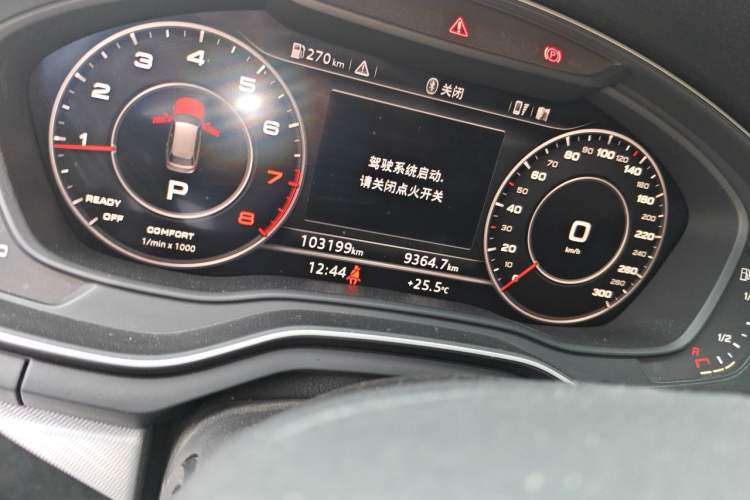 Used Audi A4 2019 45 TFSI allroad quattro Fashion Edition Odometer Close Up